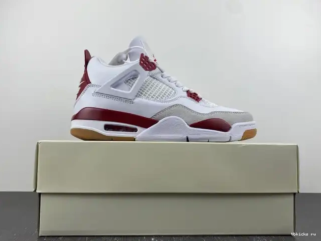 Rep TB Retro Jordan 4 DR5415-160 SB Red Pine 0613